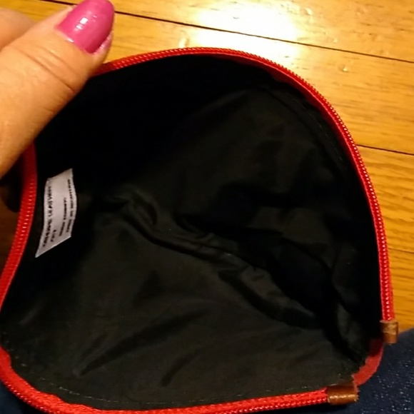 1/2 PRICE Red Suede Clutch - Picture 6 of 6